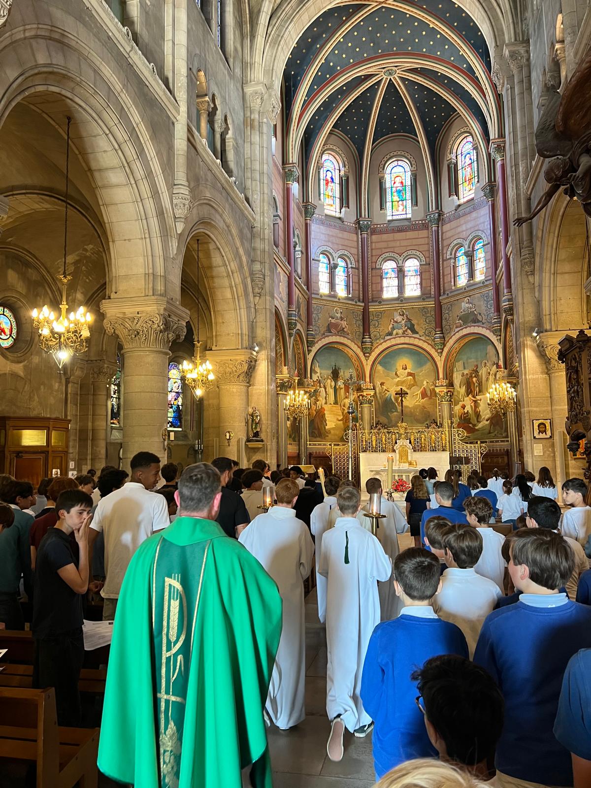 Messe d'action de grâce pour le collège