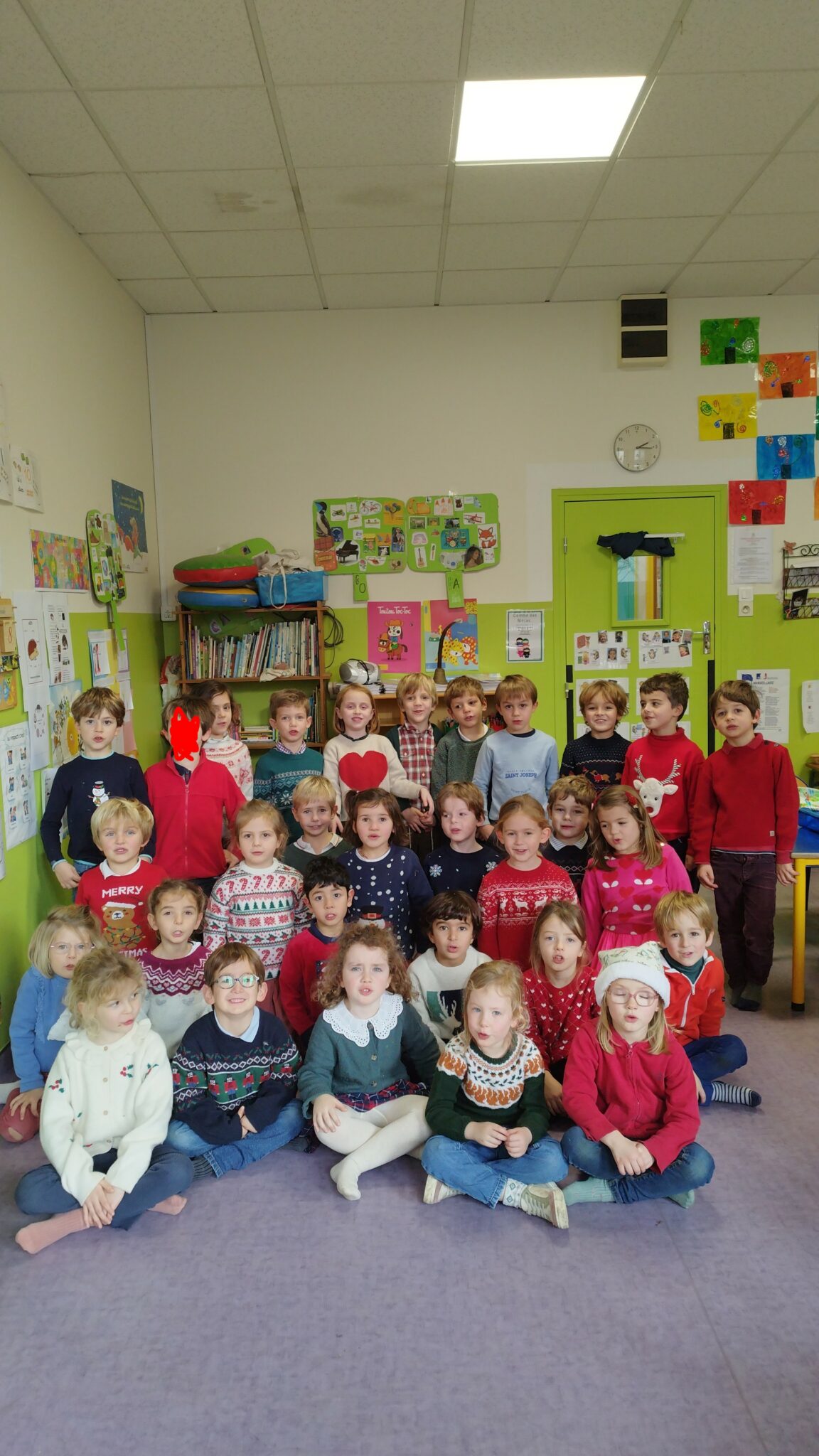 Jour du pull de Noël chez les GS hérisson