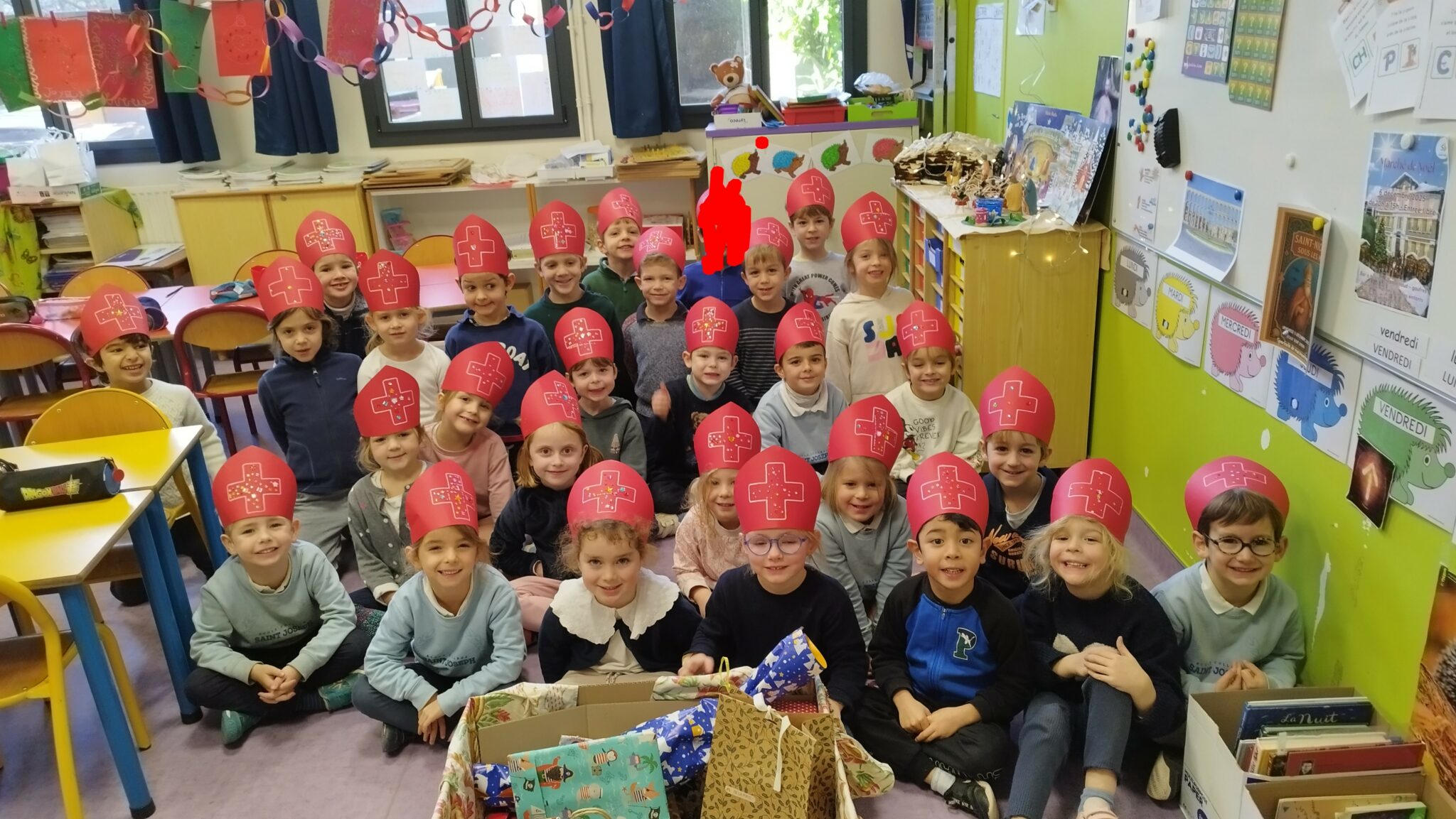 Les GS HÉRISSON fêtent la Saint Nicolas