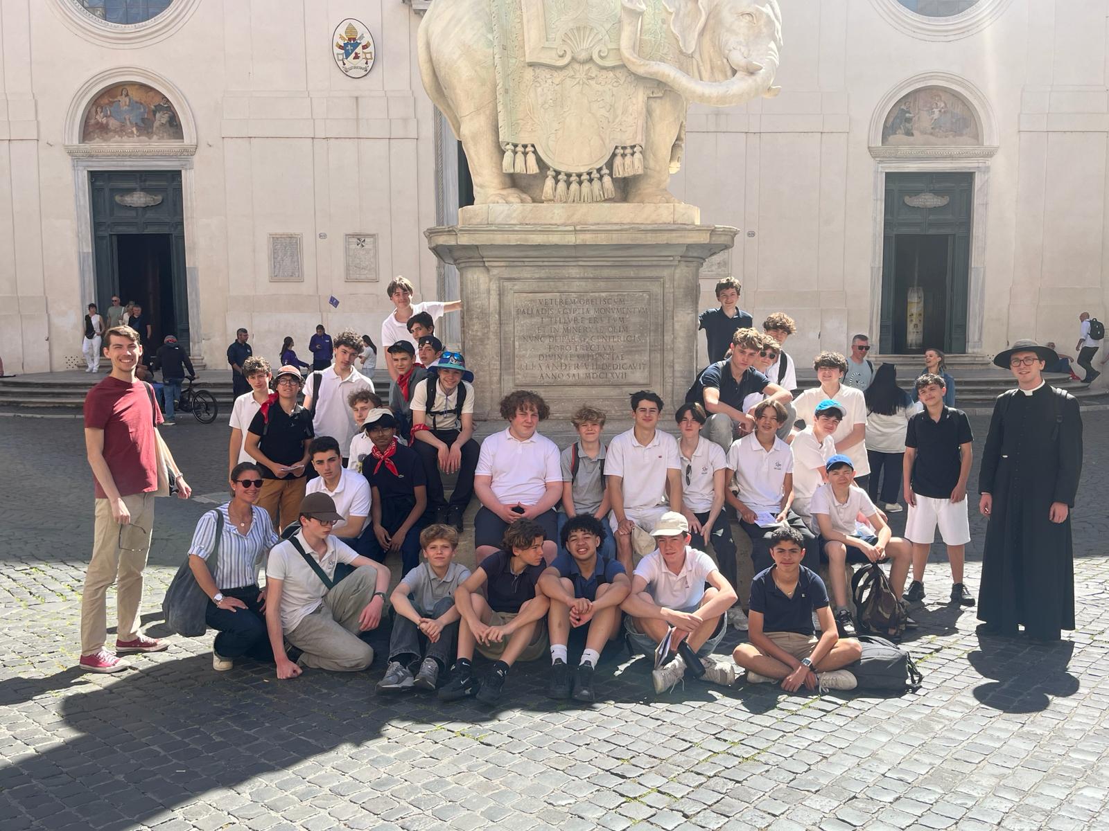 Retour sur le magnifique voyage à Rome de nos élèves de 3ème !